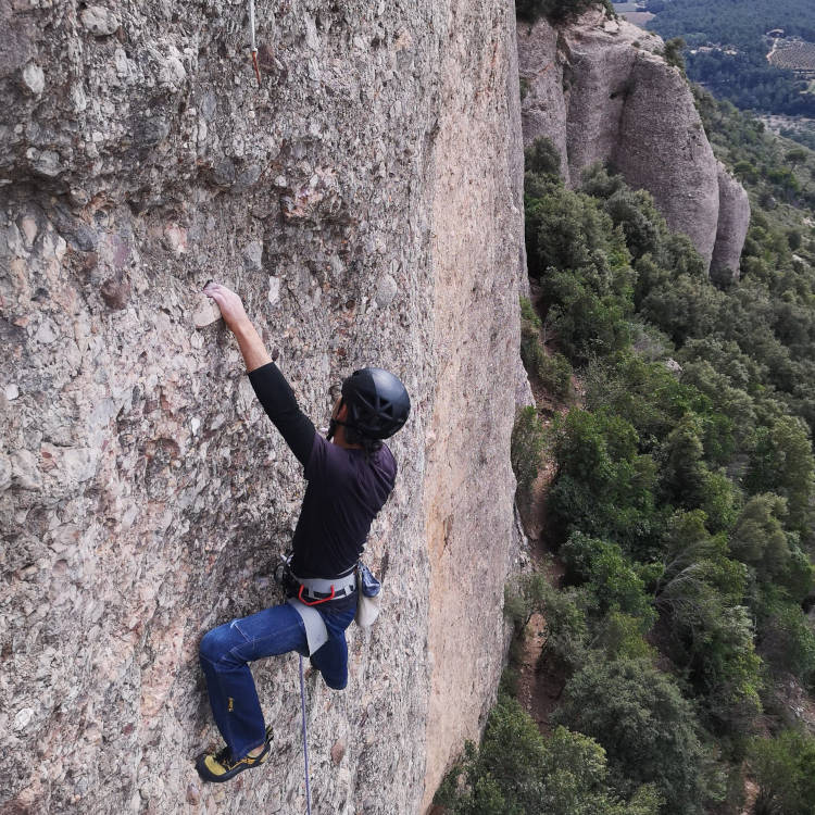 Rock climb Montserrat